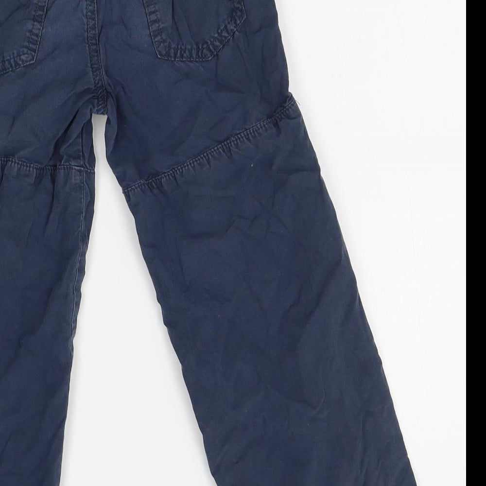 George Boys Blue  Canvas Jogger Trousers Size 4-5 Years