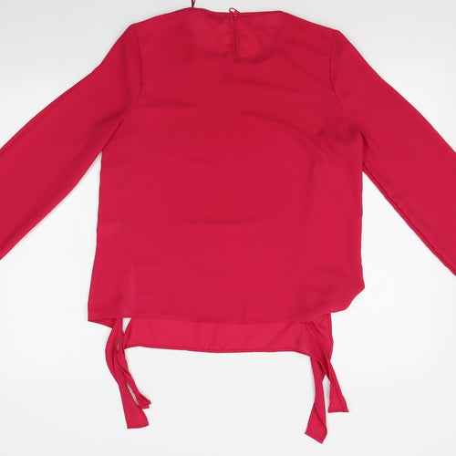 TU Womens Pink   Basic Blouse Size 10