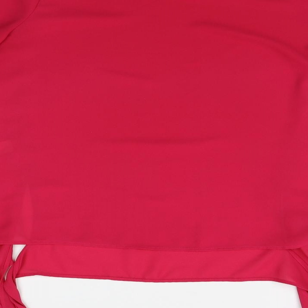 TU Womens Pink   Basic Blouse Size 10