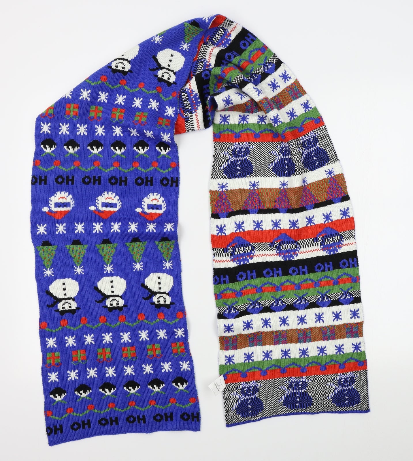 River Island Unisex Multicoloured Striped   Scarf   - christmas