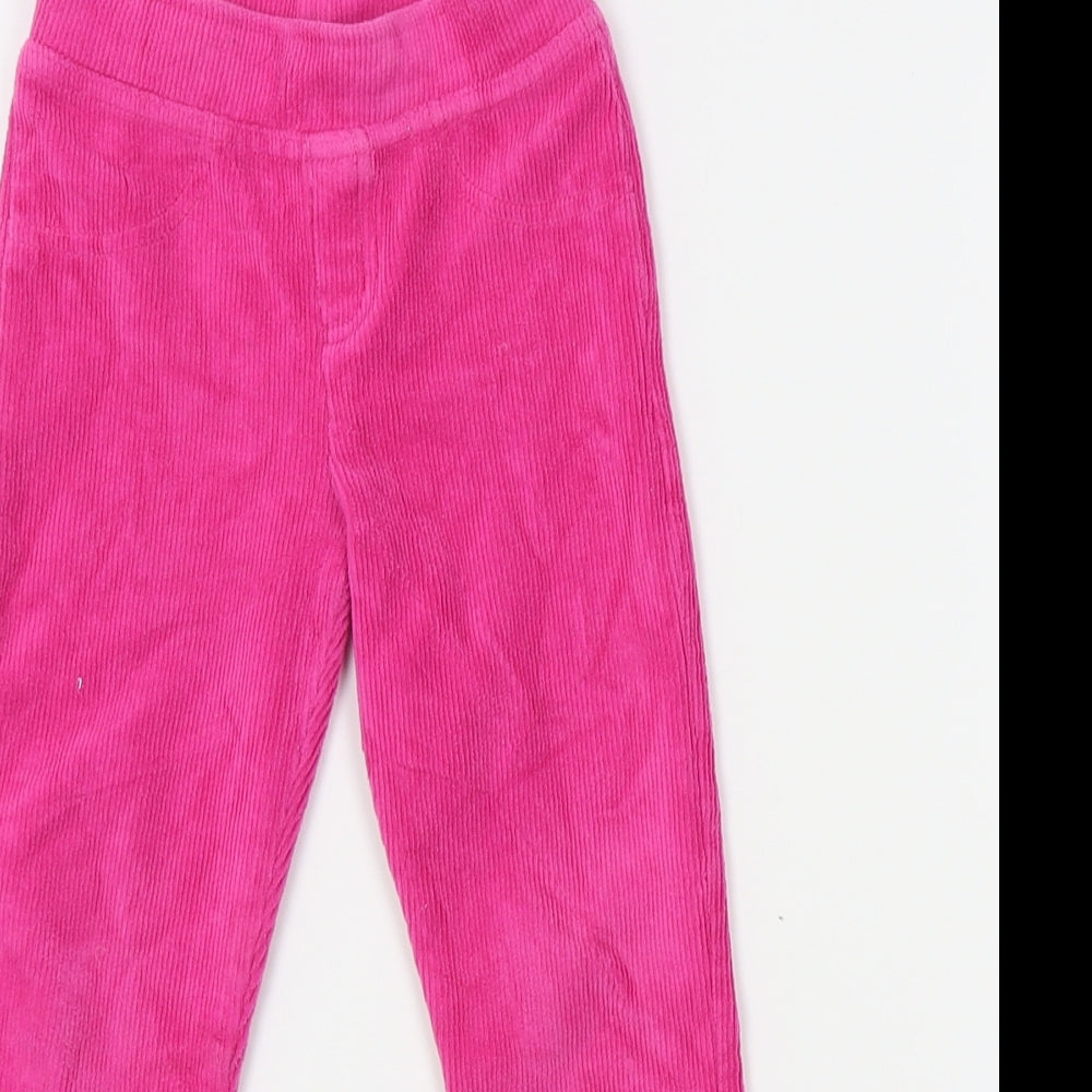 Nutmeg Girls Pink   Sweatpants Trousers Size 3-4 Years