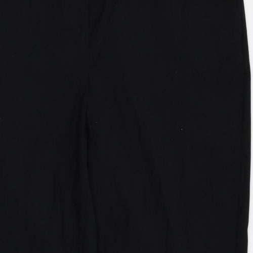 M&S Womens Black   Trousers  Size 16 L28 in
