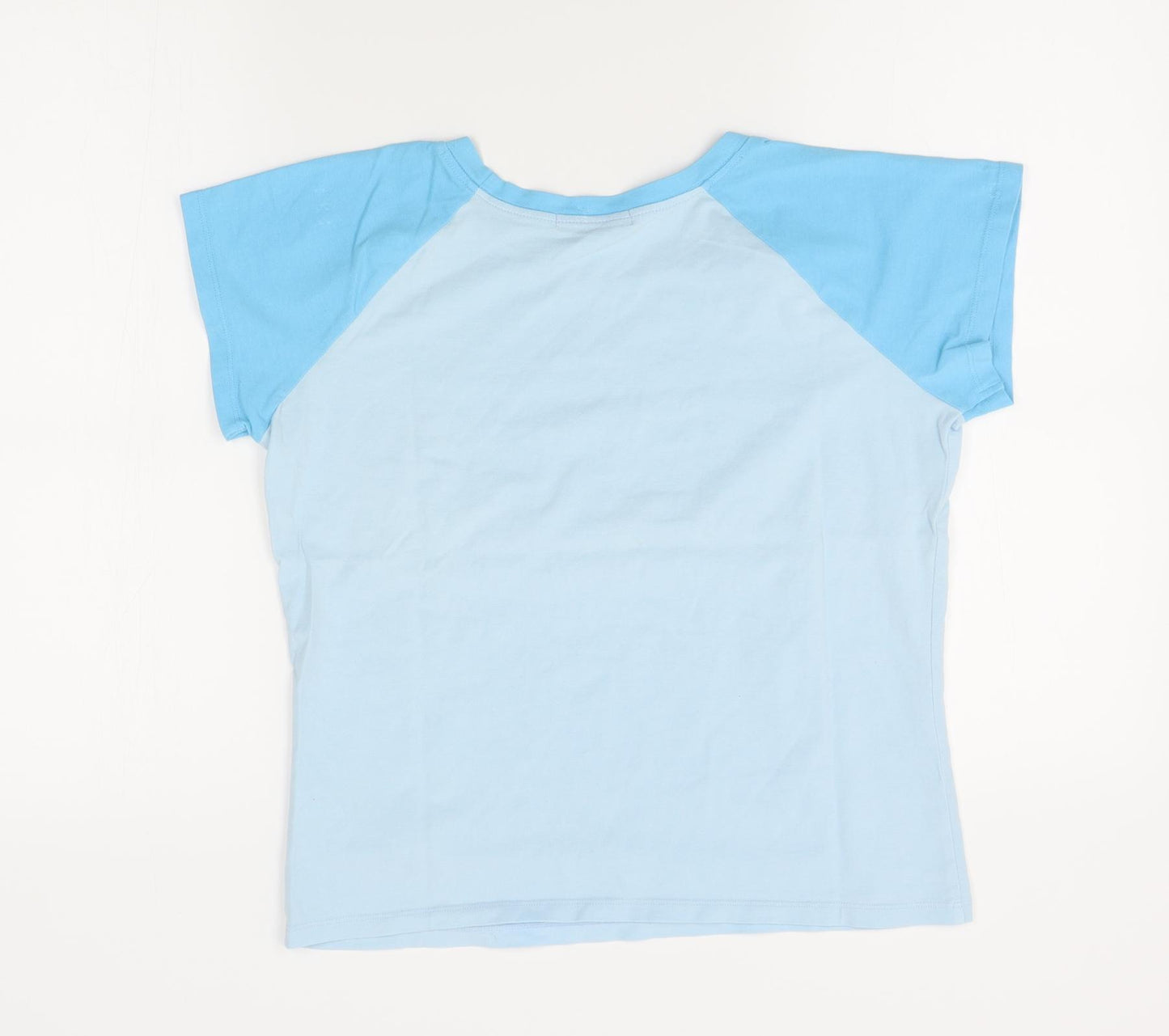 M&S Womens Blue    Pyjama Top Size 14  - sizzling hot
