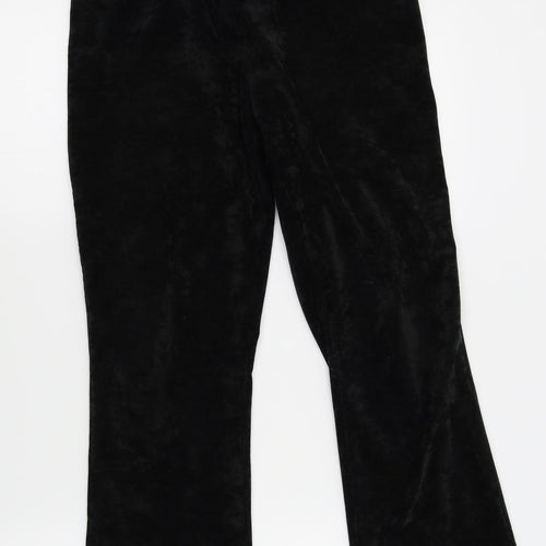M&S Womens Black   Bloomer Trousers Size 12 L26 in - felt feel