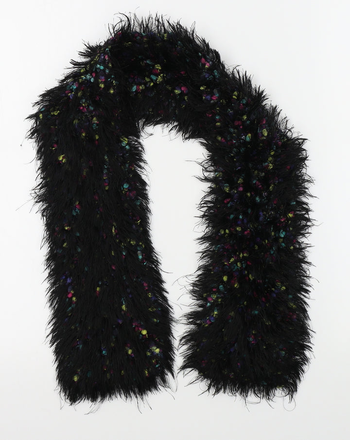 Preworn Womens Black    Scarf