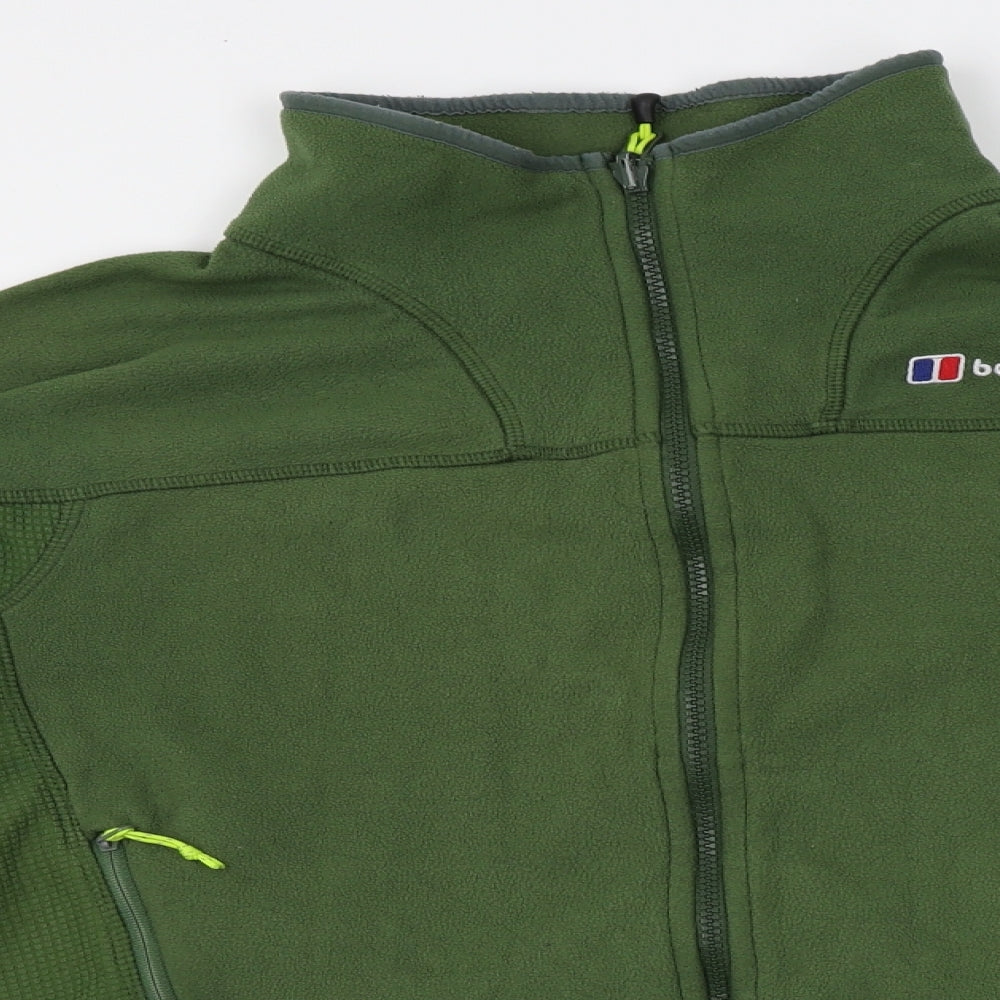 Berghaus Mens Green   Full Zip Sweatshirt Size S