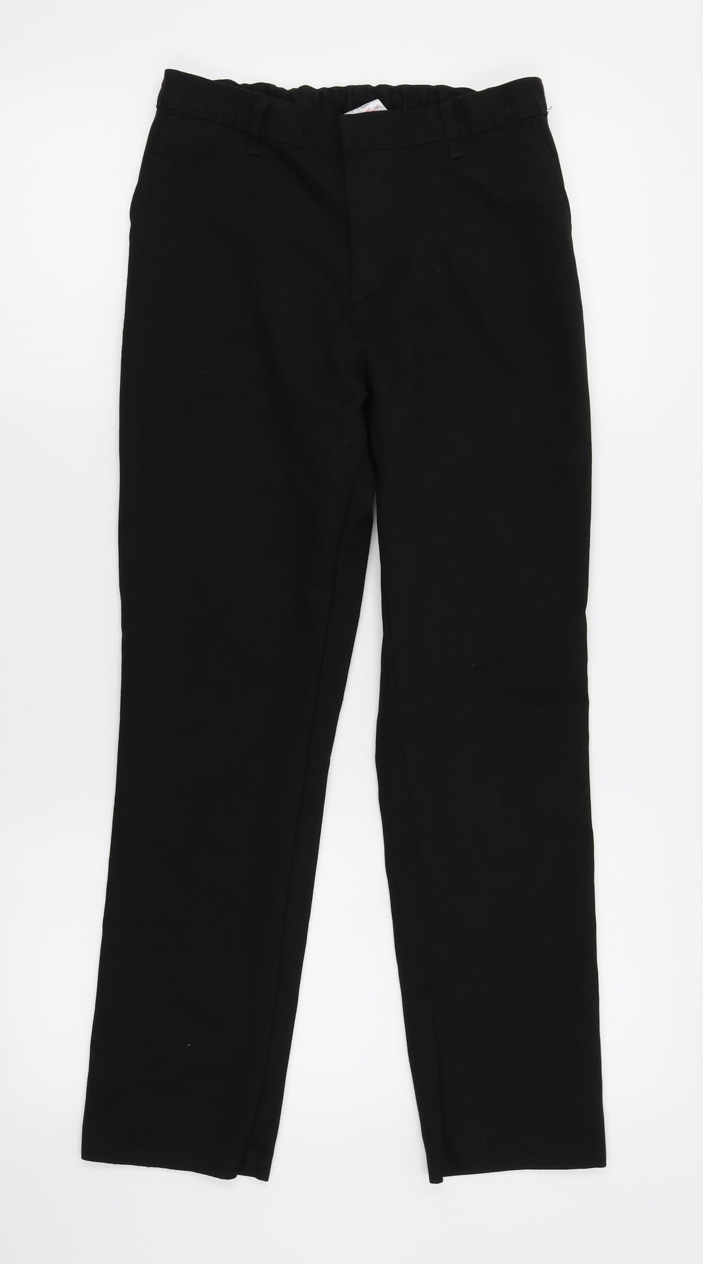 George Boys Black    Trousers Size 12-13 Years