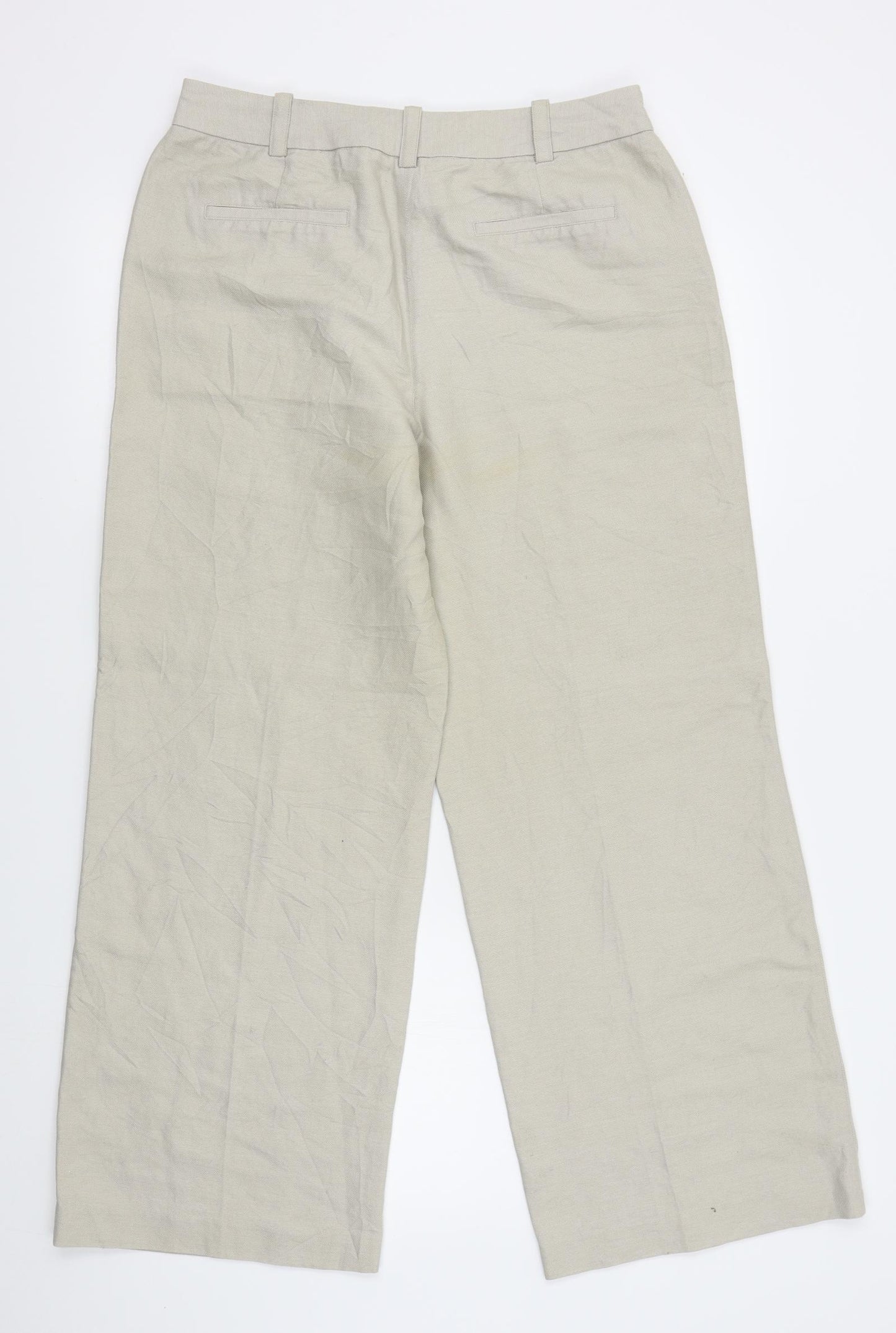 NEXT Womens Beige   Trousers  Size 12 L27 in