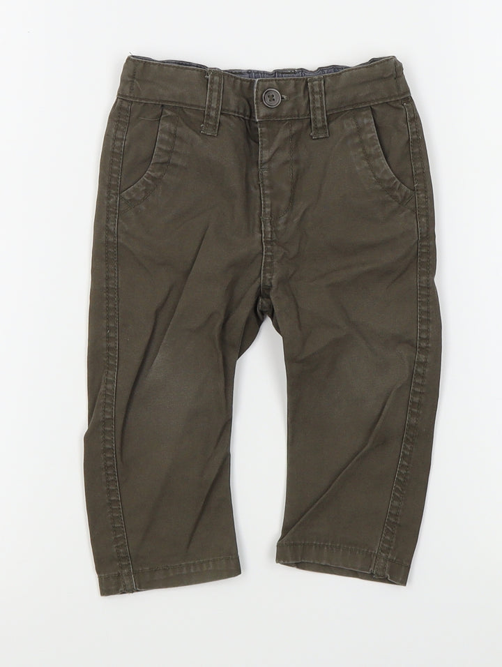 Matalan Baby Grey   Cargo Jeans Size 6-9 Months