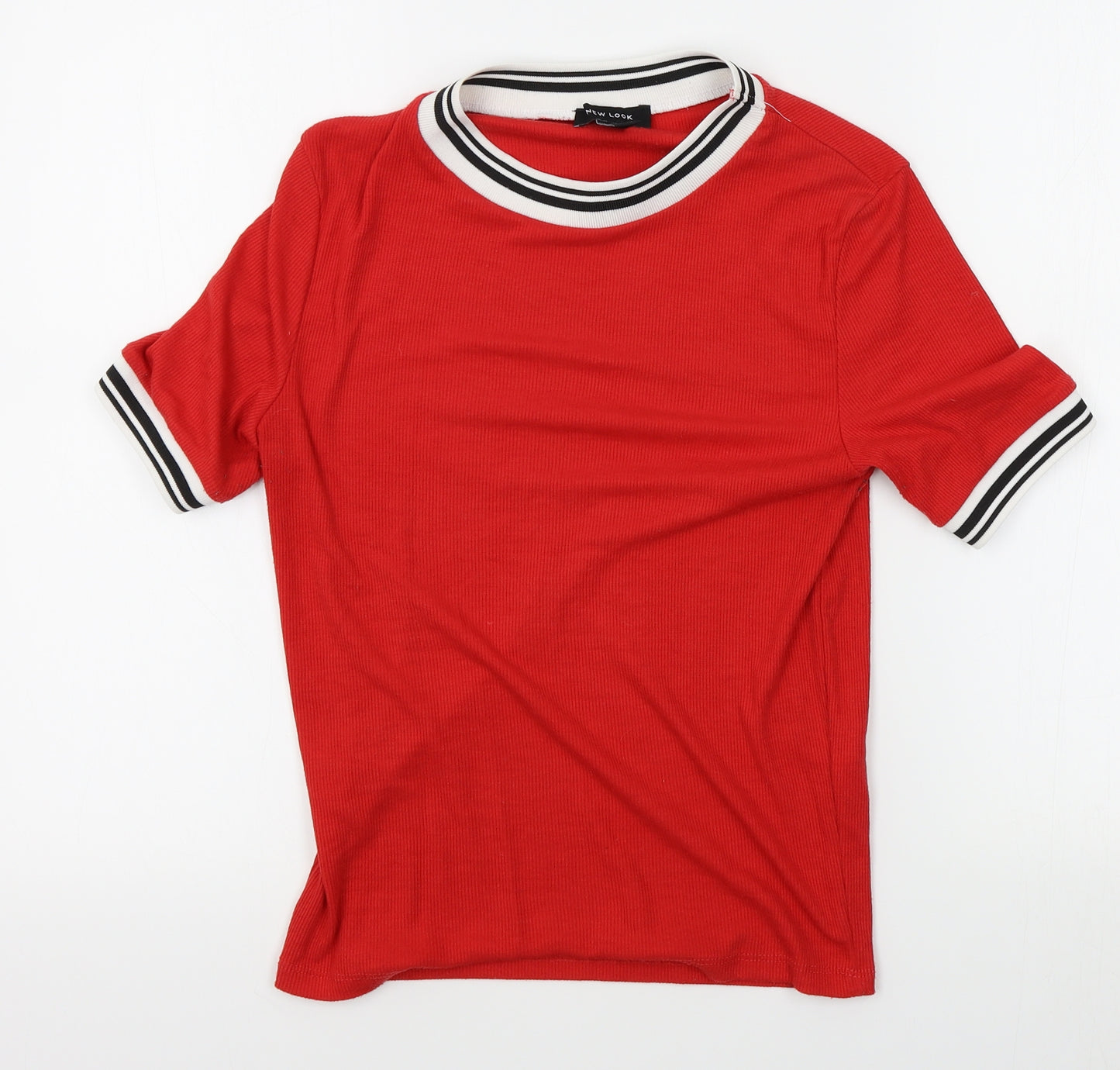 New Look Womens Red   Basic T-Shirt Size 12