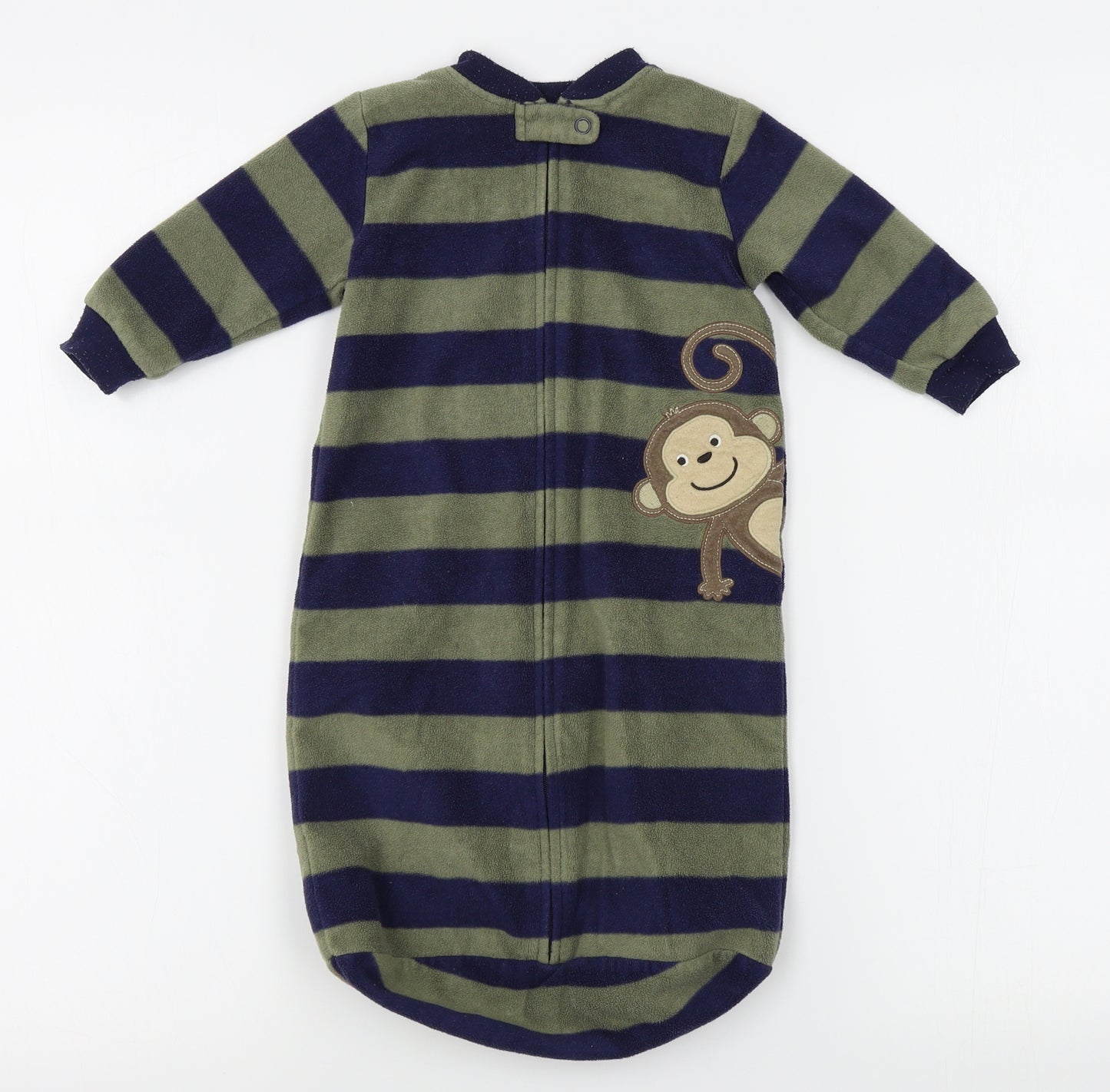 carters Baby Blue Striped  Babygrow One-Piece Size 0-3 Months  - 0-9 months