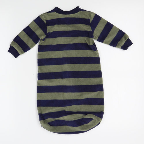 carters Baby Blue Striped  Babygrow One-Piece Size 0-3 Months  - 0-9 months