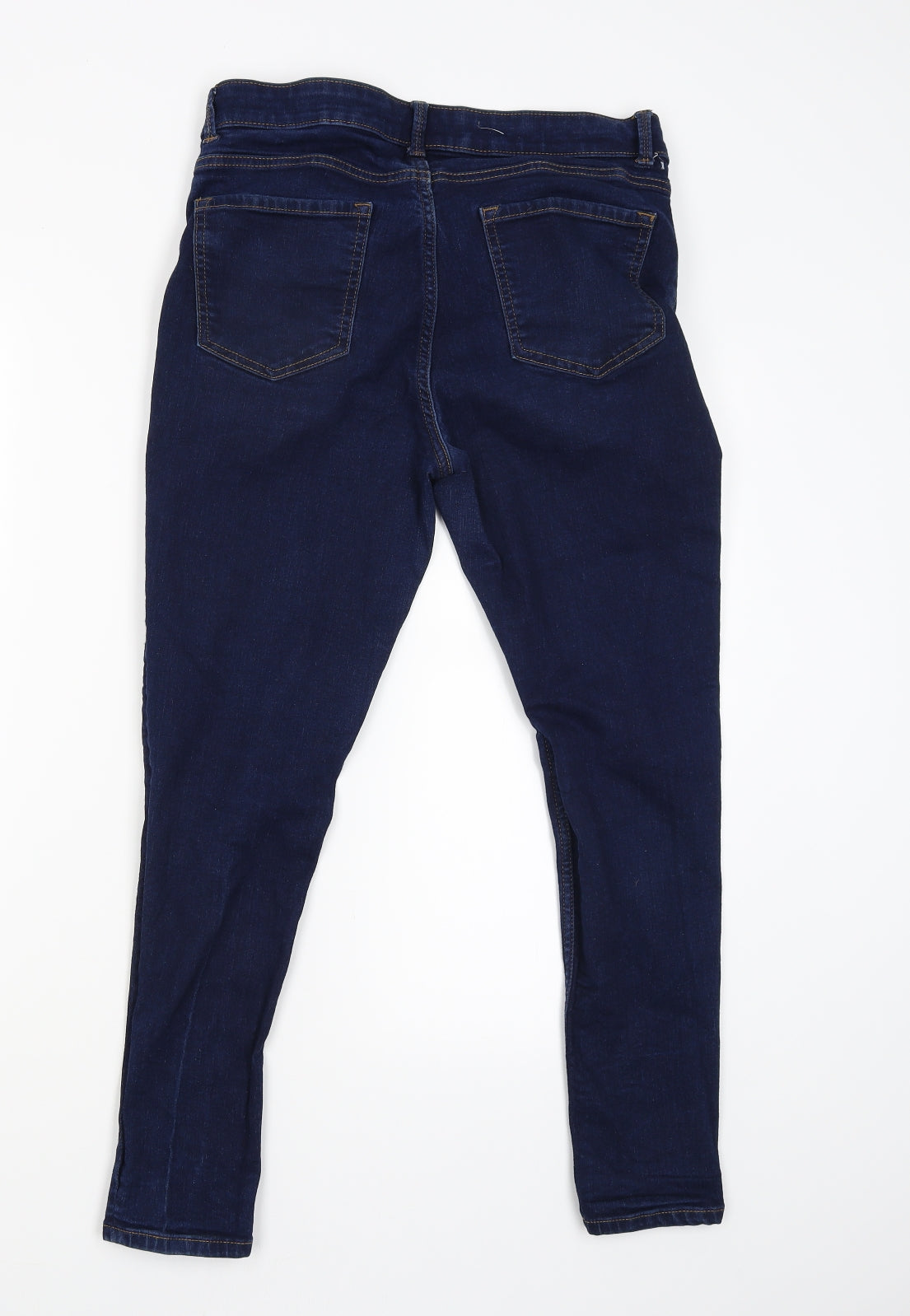 M&S Womens Blue   Skinny Jeans Size 14 L25 in