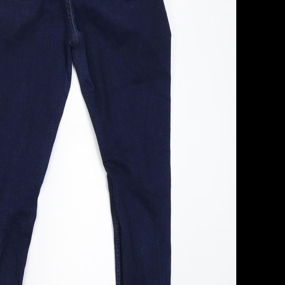 M&S Womens Blue   Skinny Jeans Size 14 L25 in