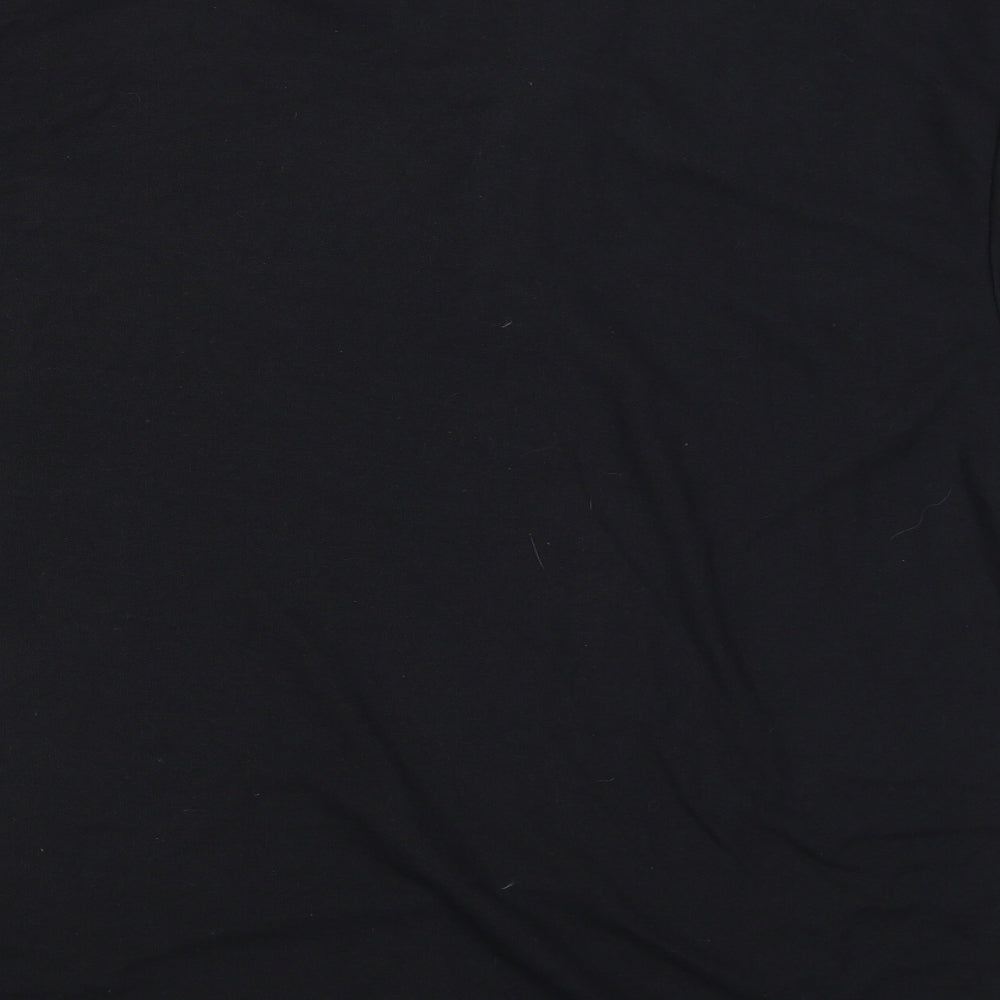 Fruit of the Loom Mens Black    T-Shirt Size 2XL