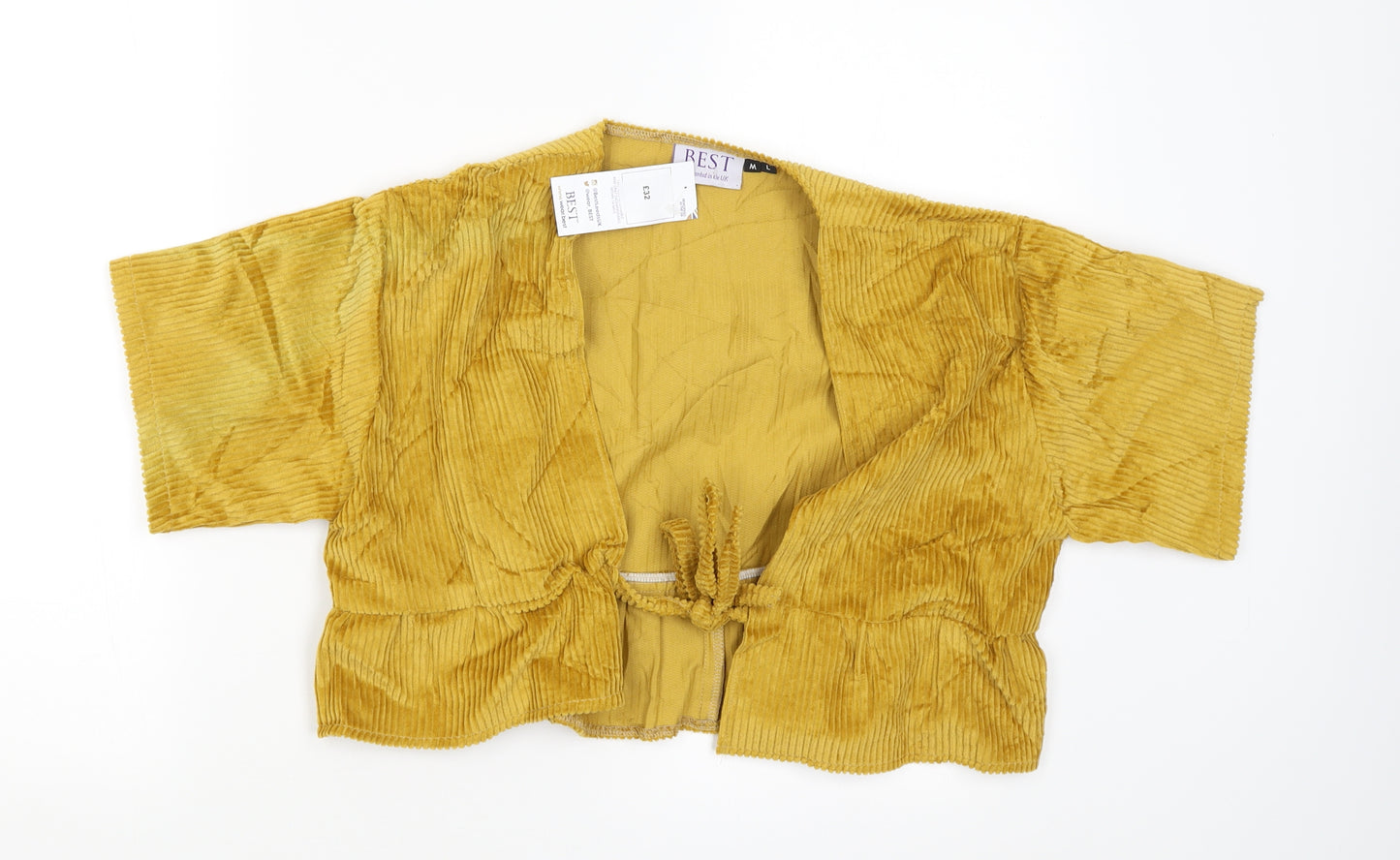 Best Womens Yellow   Cardigan Jumper Size M  - Medium/Large