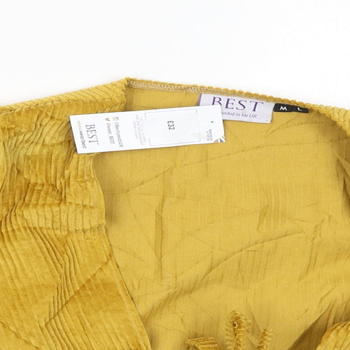 Best Womens Yellow   Cardigan Jumper Size M  - Medium/Large