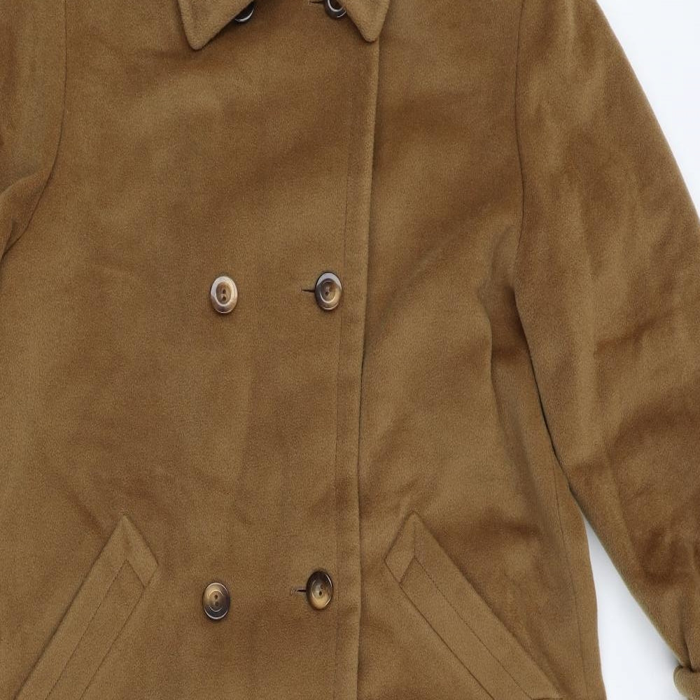 Inconynito Womens Brown   Jacket Coat Size 14