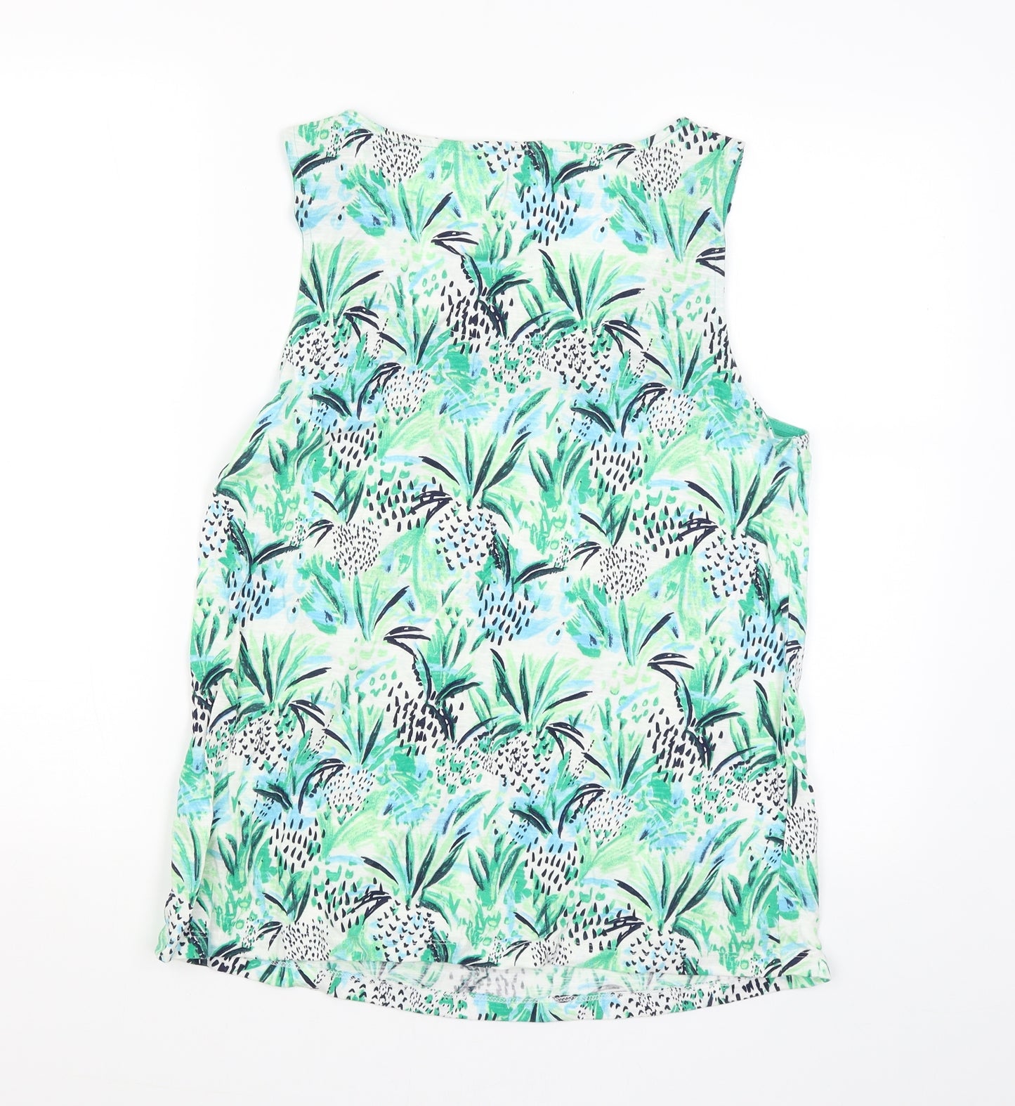 Mantaray Womens Grey Floral  Tank Dress  Size 14