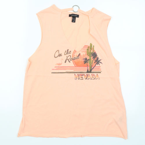New Look Womens Pink   Basic Blouse Size 12