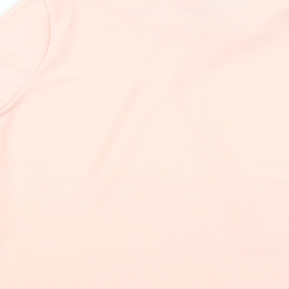 Abollria Womens Pink   Basic Blouse Size L