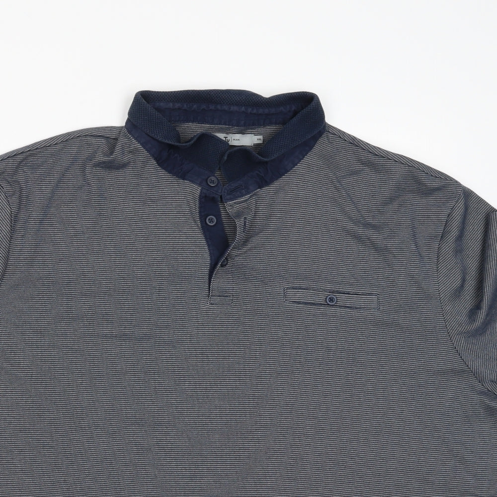 TU Mens Grey    T-Shirt Size 2XL