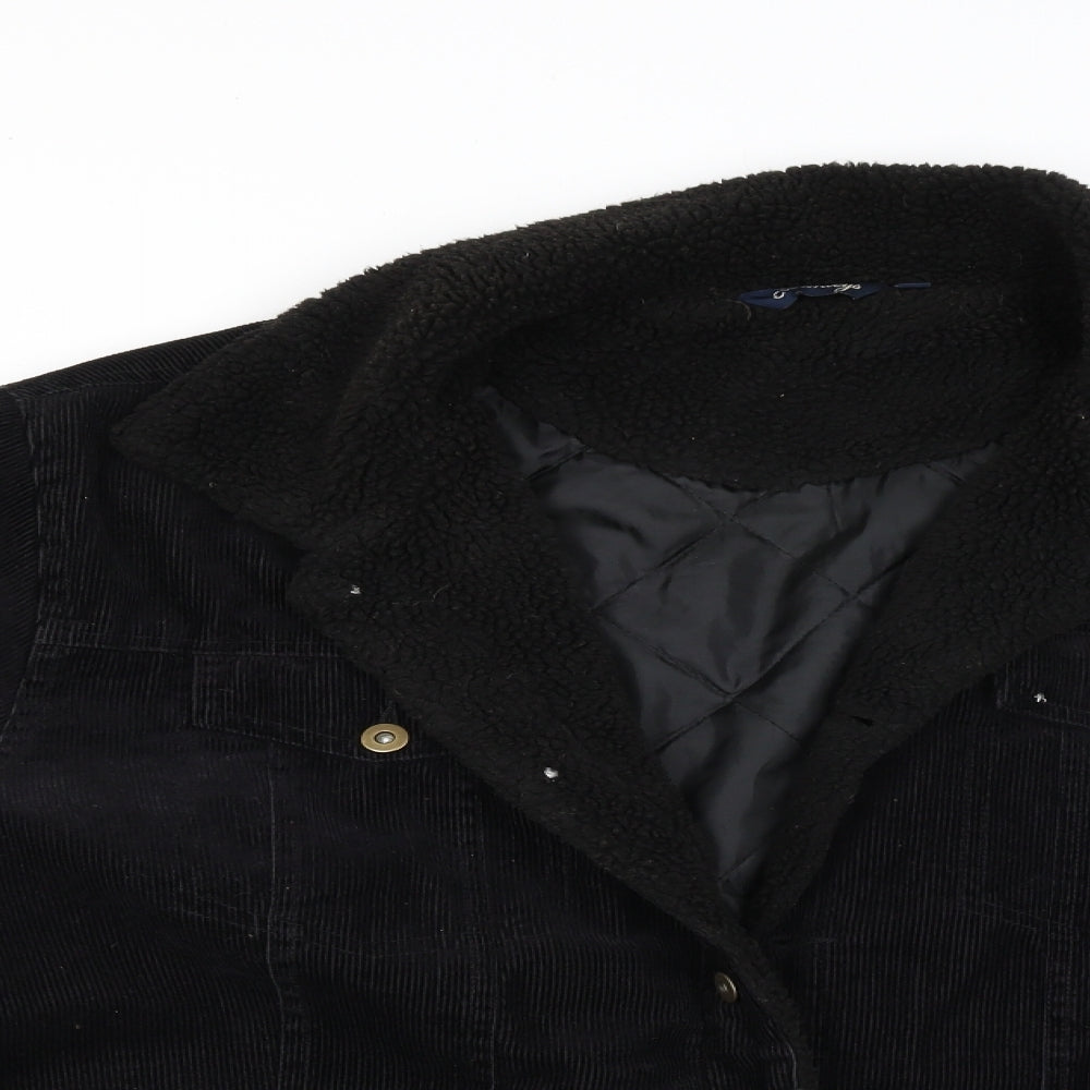 Hanleys Womens Black   Jacket Coat Size 2XL