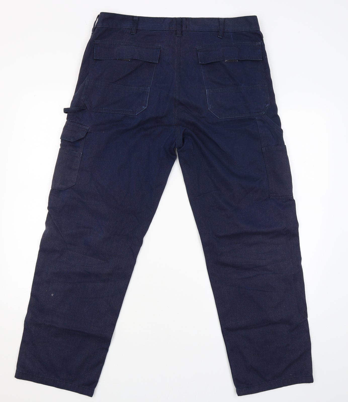 Veltuff Mens Blue   Cargo Trousers Size 34 L27 in