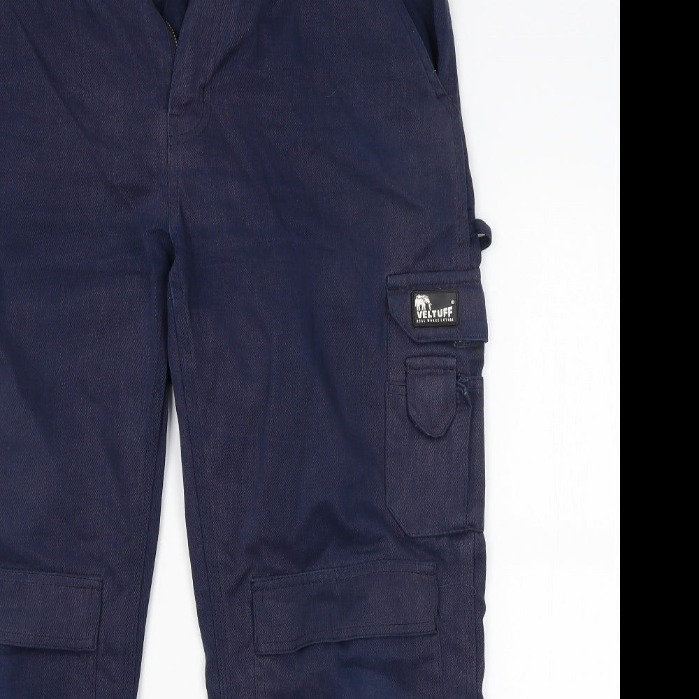 Veltuff Mens Blue   Cargo Trousers Size 34 L27 in