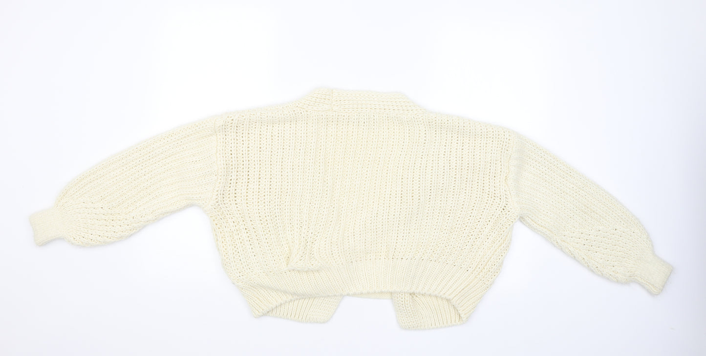 Topshop Womens Beige   Cardigan Jumper Size XS