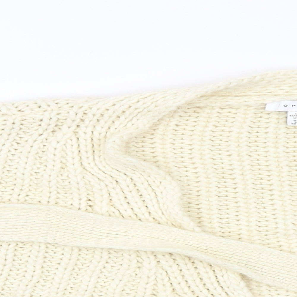 Topshop Womens Beige   Cardigan Jumper Size XS