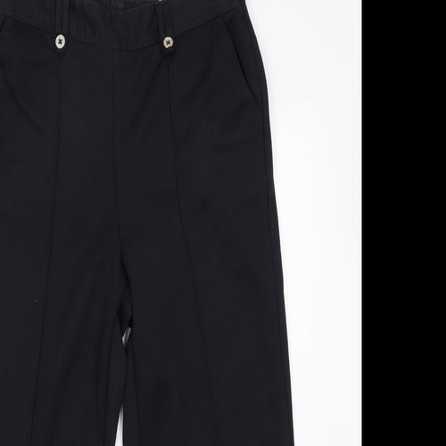 Preworn Womens Blue   Capri Trousers Size 14 L22 in