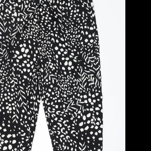 George Womens Black   Jogger Trousers Size 12 L26 in