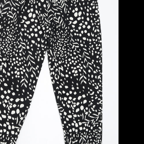 George Womens Black   Jogger Trousers Size 12 L26 in