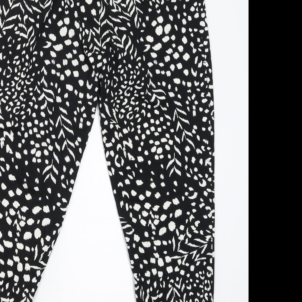 George Womens Black   Jogger Trousers Size 12 L26 in