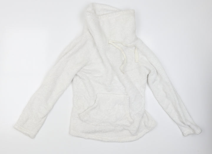 F&F Womens White Pullover Jumper Size S