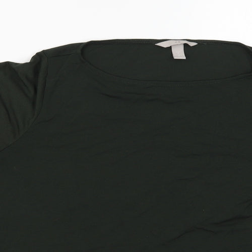 H&M Womens Green   Basic Blouse Size M