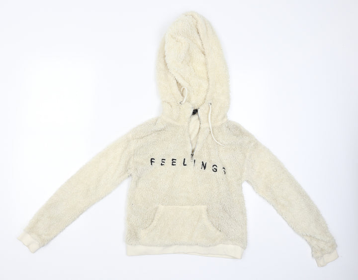 FOREVER 21 Womens Beige   Pullover Hoodie Size S