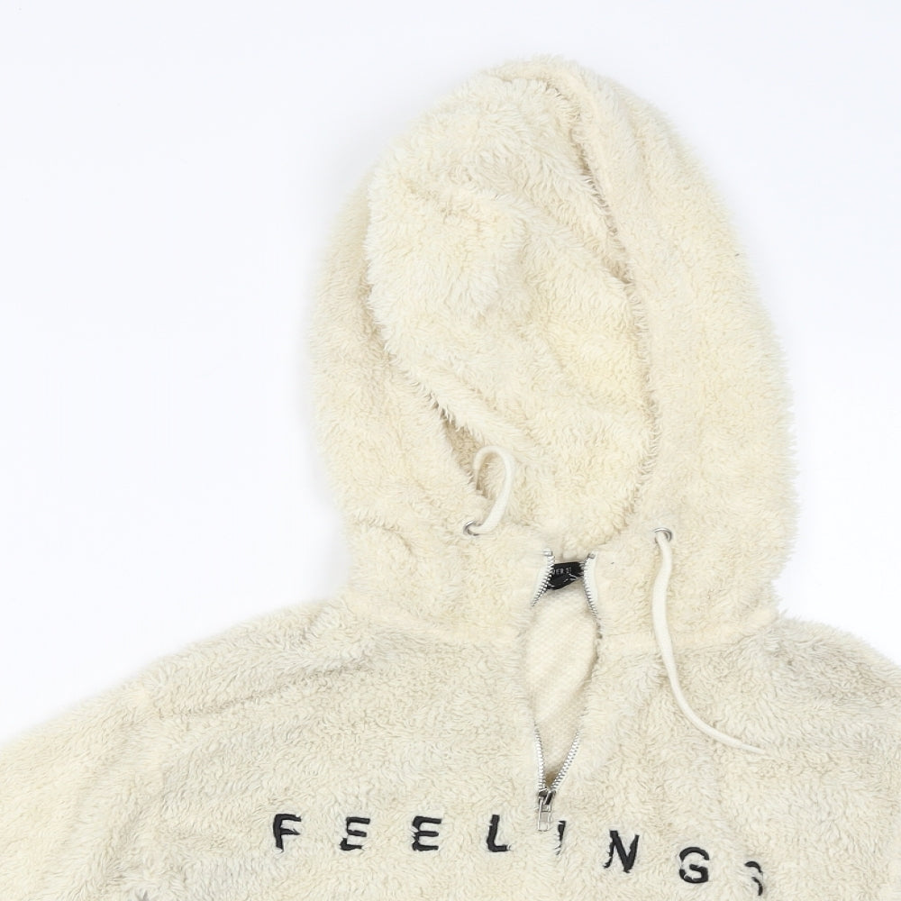 FOREVER 21 Womens Beige   Pullover Hoodie Size S