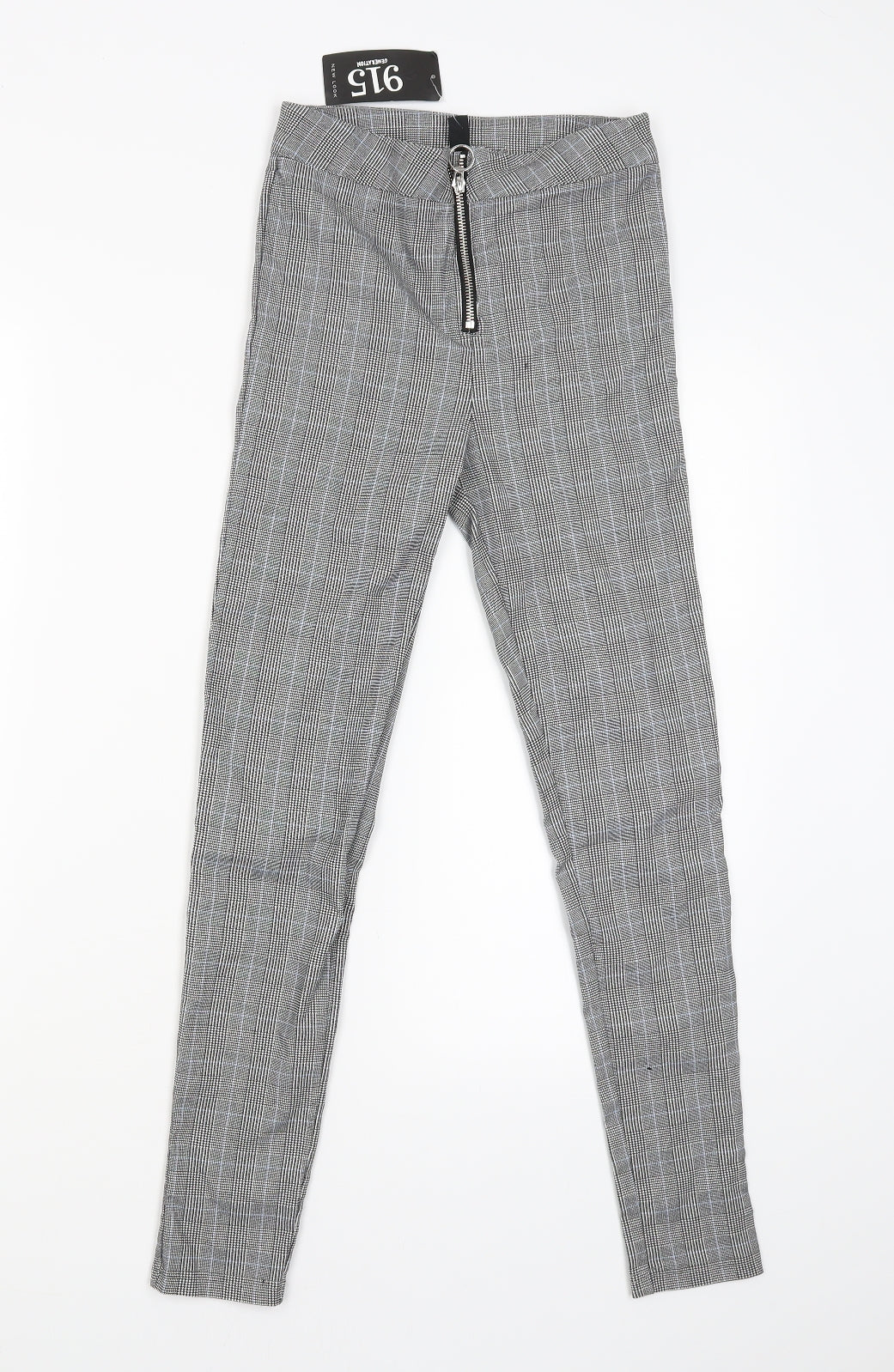 New Look Girls Beige Check  Carrot Trousers Size 13 Years