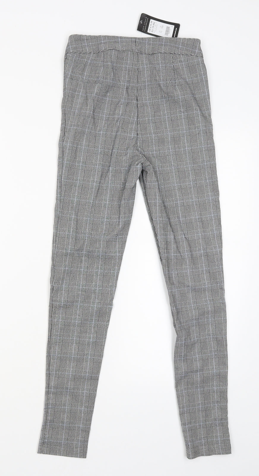 New Look Girls Beige Check  Carrot Trousers Size 13 Years