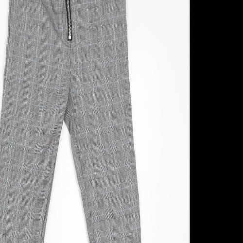 New Look Girls Beige Check  Carrot Trousers Size 13 Years