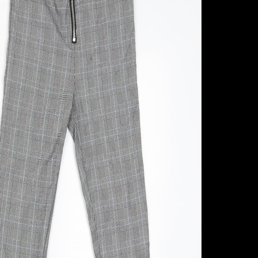 New Look Girls Beige Check  Carrot Trousers Size 13 Years