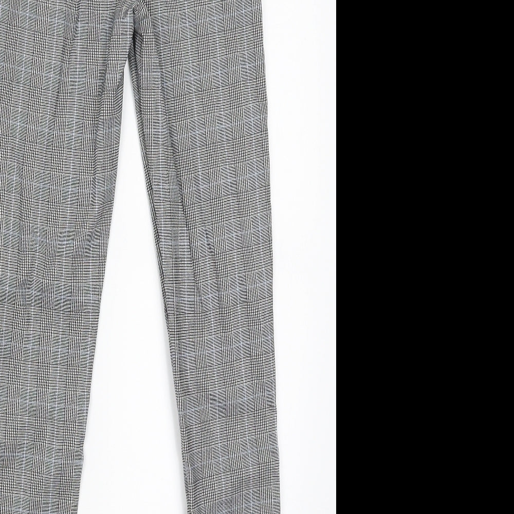 New Look Girls Beige Check  Carrot Trousers Size 13 Years