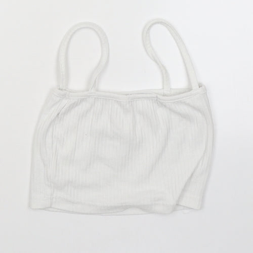 Missguided Womens White   Camisole Blouse Size 10  - BUTTERFLY