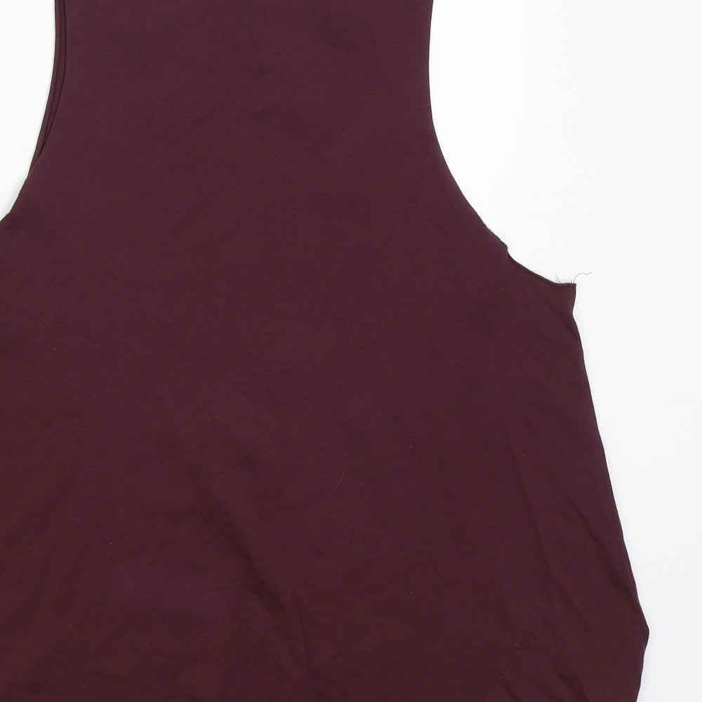 River Island Womens Red   Basic T-Shirt Size 10  - NEW YORK BOUTIQUE