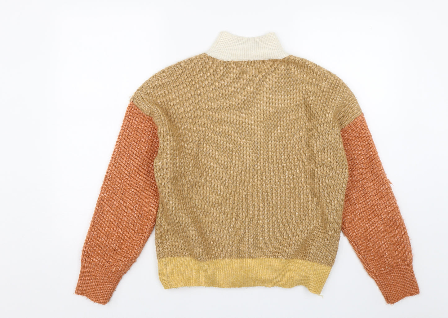 Primark Womens Orange   Pullover Jumper Size S