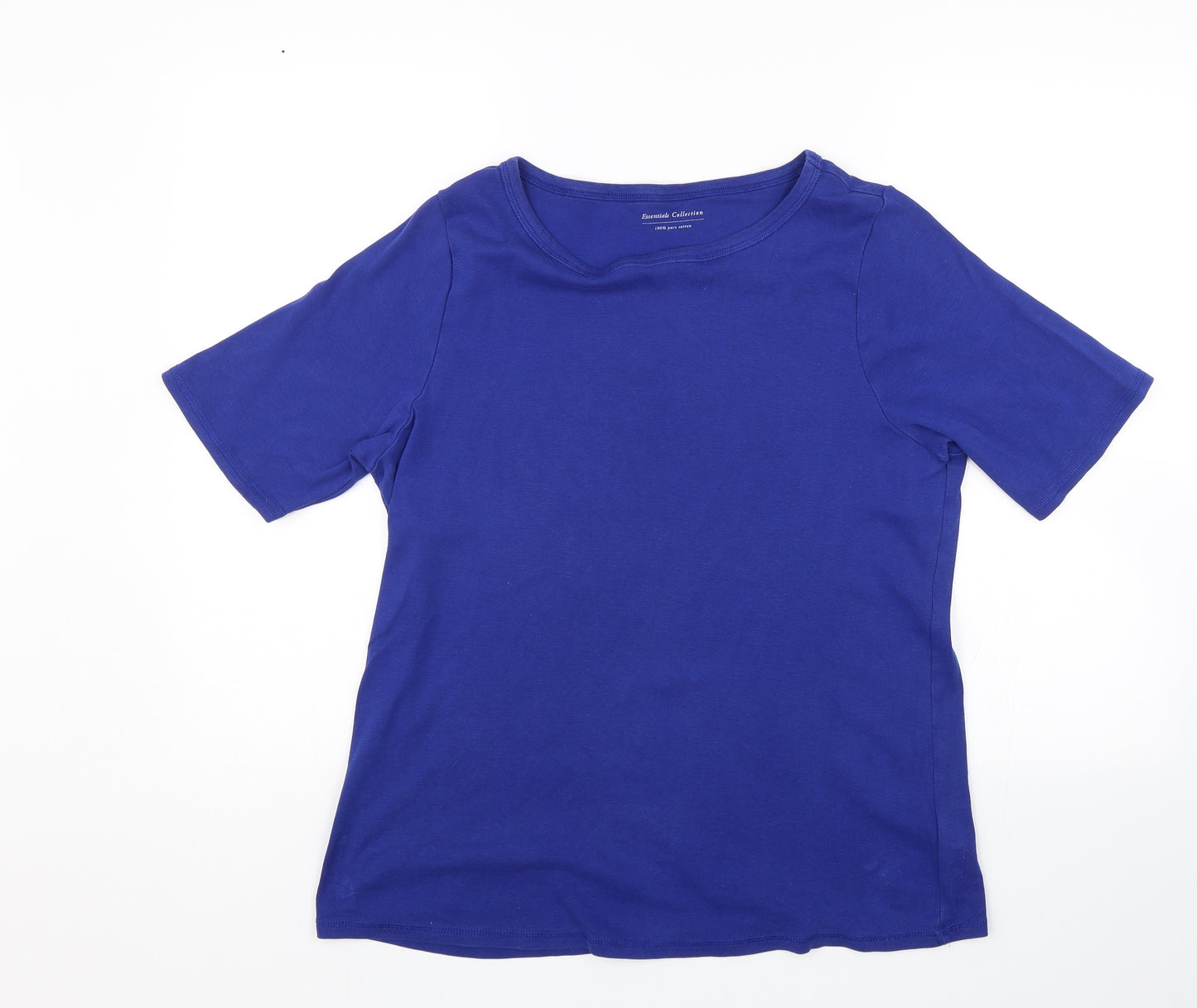 M&S Womens Blue   Basic T-Shirt Size 20