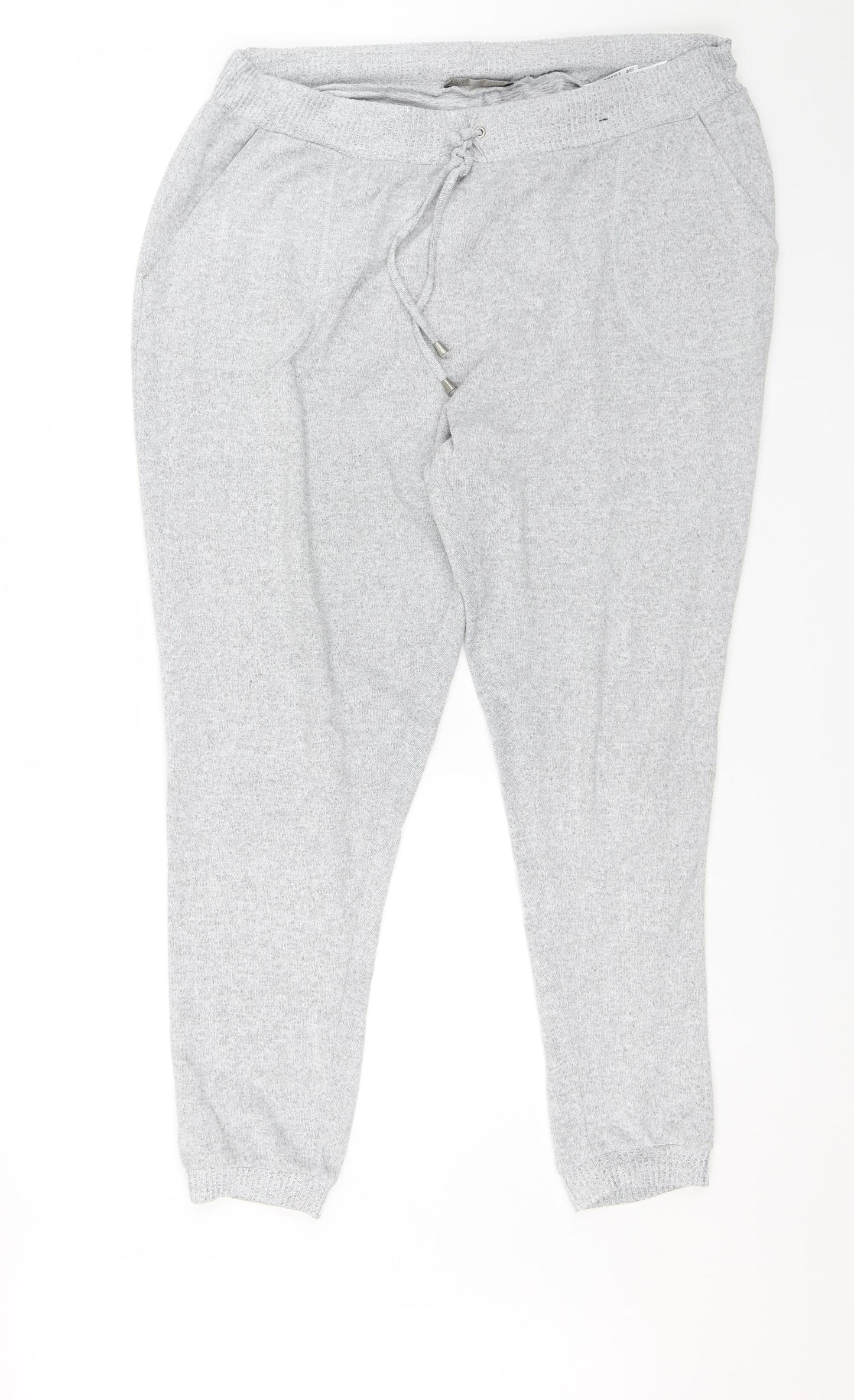 M&S Womens Grey   Sweatpants Trousers Size 18 L26 in
