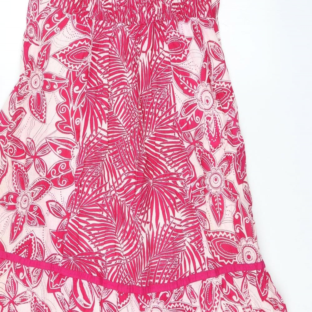 Ellie Louise Womens Pink Floral  Shift  Size 18